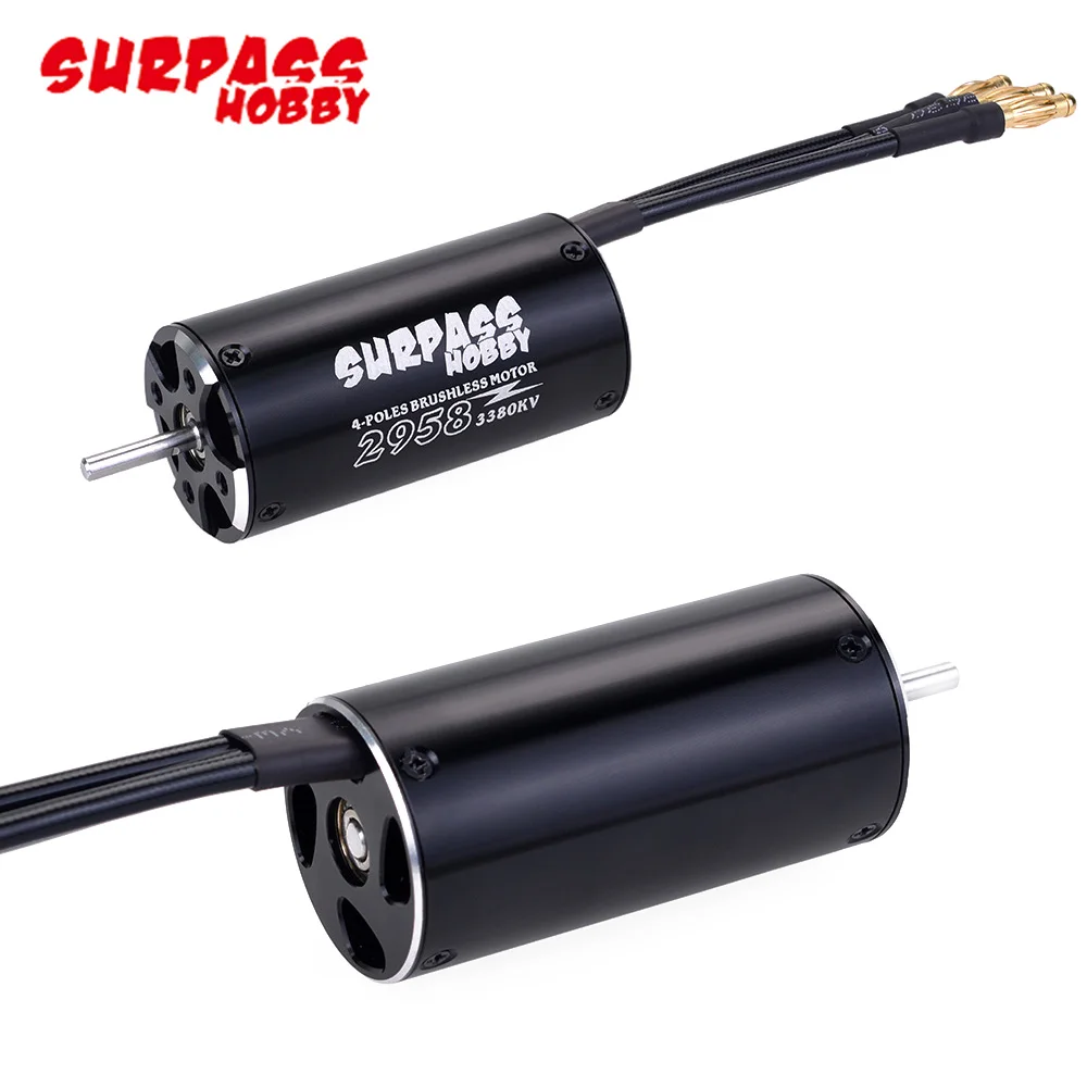 

Waterproof 2958 3380KV Motor w/ Water Cooling Jacket For RC Boat RC Accessories