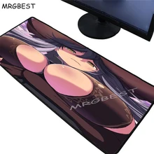 Большой коврик для мыши MRGBEST с привлекательной грудью Oppai грудая