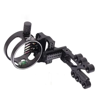 

Accessories Compound Bow Sight Parts 5 Pin Archery Adjustable Clear scale