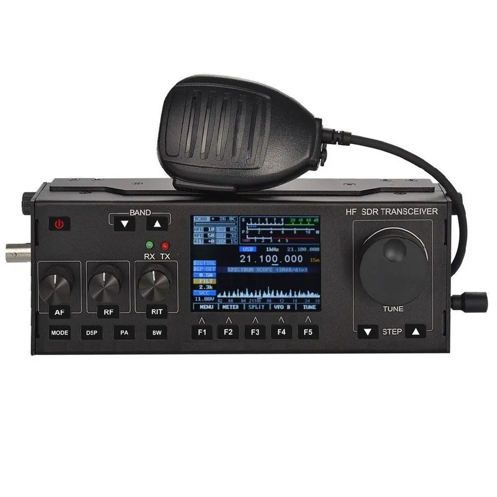 

RS-928/RS-958 SSB HF SDR Transceiver 15W Power Mobile Radio RX:0.5-30MHz TX:All ham Bands Multifunctional Instrument