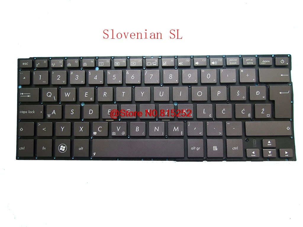 Клавиатура для ноутбука ASUS BX32 BX32A BX32VD BX32LA BX32LN коричневый без рамки SL/JP/PO/TR/IT/SP/CZ/CA/UK/NE/TW