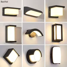 

Led Waterproof Outdoor Indoor Fixtures Radar 18W 110V 220V Villa Patio Corridor Modern Light Terrace Garden Gate Wall Lamp
