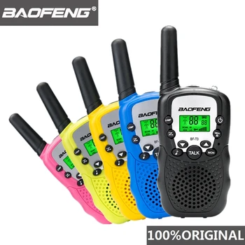 Детская портативная мини-рация Baofeng FRS, 2 шт., оптовая продажа, двусторонняя рация для детей, UHF, удобная рация T3, высокочастотный приемопередатчик