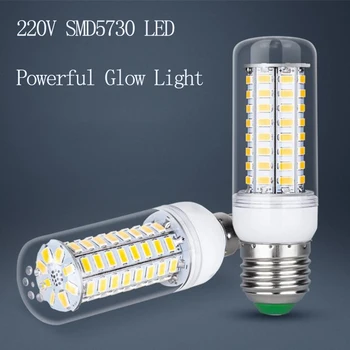 

E14 LED Bulb SMD5730 Led Light 220V Corn Bulb E27 LED Lamp 24 48 72LED Bubble Lights For Home Livingroom Bedroom Decoration