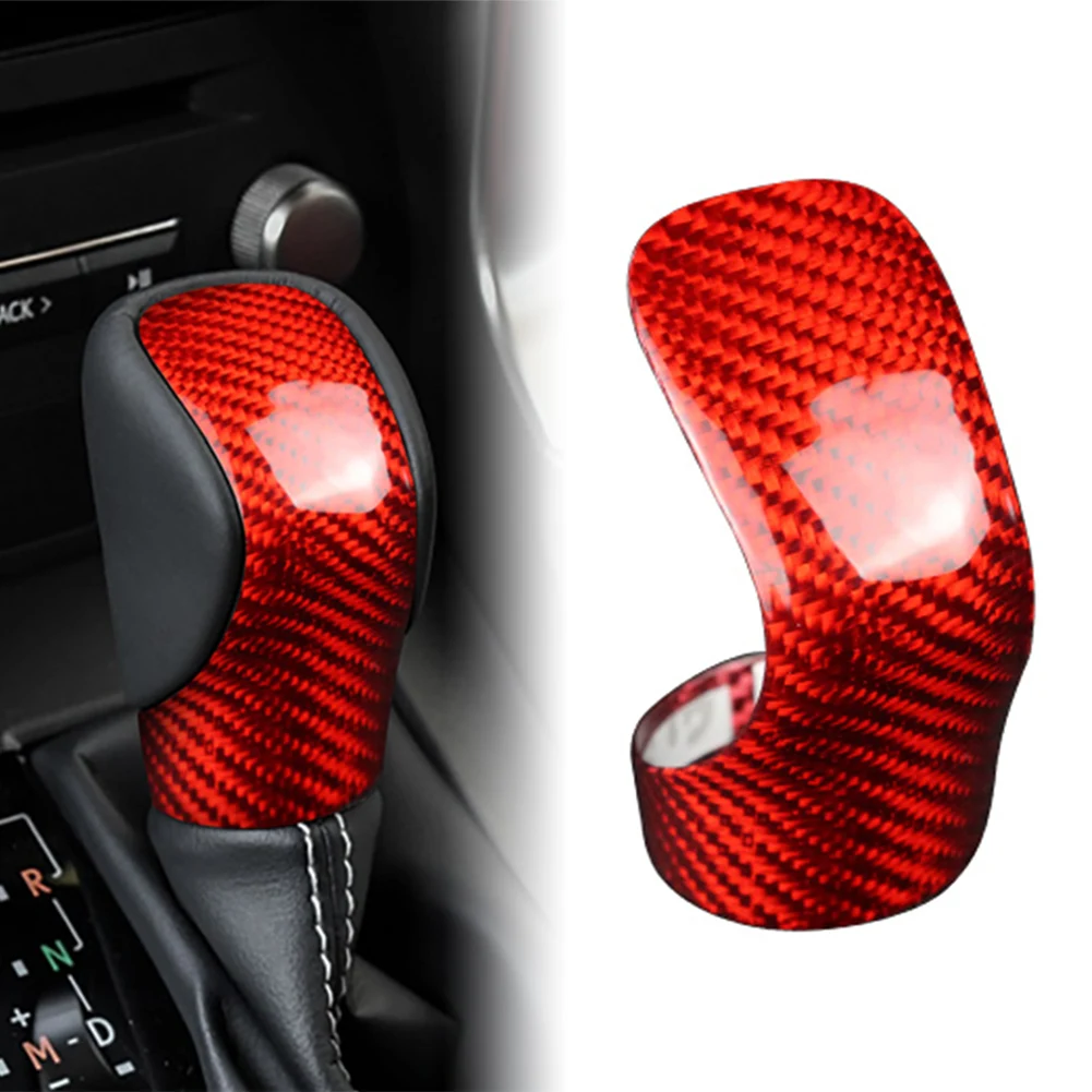 

Carbon Fiber Car Gear Shift Knob Cover Decorative Sticker Trim For LEXUS IS ES GS NX RX GS RC
