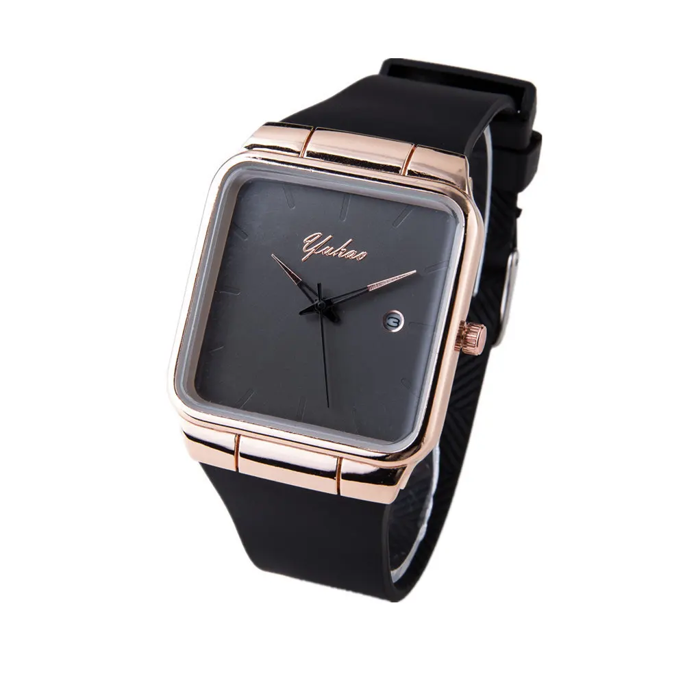 

2017 New style rubber band retro watch men's WOMEN'S watch leather belt-style watch business quartz watch
