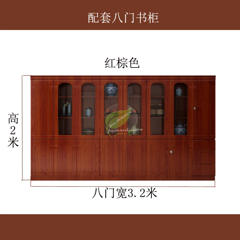 Chinese Office Furniture Boss Meeting Table Office Desk Solid Wood President Table and Chair Combination Chinese Office Furniture Boss Meeting Table Office Desk Solid Wood President Table and Chair Combination