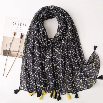 

New 2020 Winter Cotton Scarf Fashion Women Hijab Viscose Luxury Brand Blanket Wraps And Shawls Bandana Foulard Female Scarves