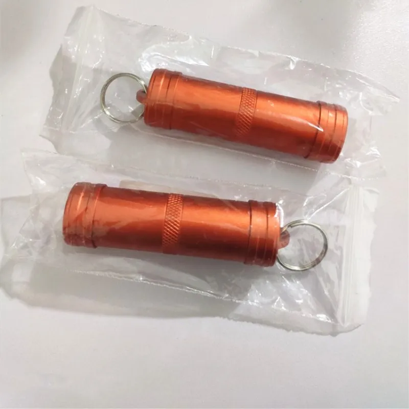 EDC для выживания корпус контейнер аварийный Выживание Pill Tank Алюминиевый сплав водостойкая капсула печать бутылка Выживание первой помощи инструменты