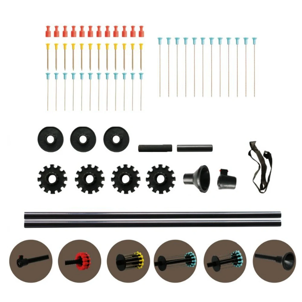 Алюминий 36 дюймов 48 дюймов с прицелом и 48 дротиков Blowgun для спорта на открытом воздухе оборудованные развлекательные тренировки стрельбы