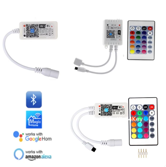 Magic Home Led Controller Wifi Alexa  Magic Home Wifi Led Rgb Controler -  5v-24v Rgb - Aliexpress