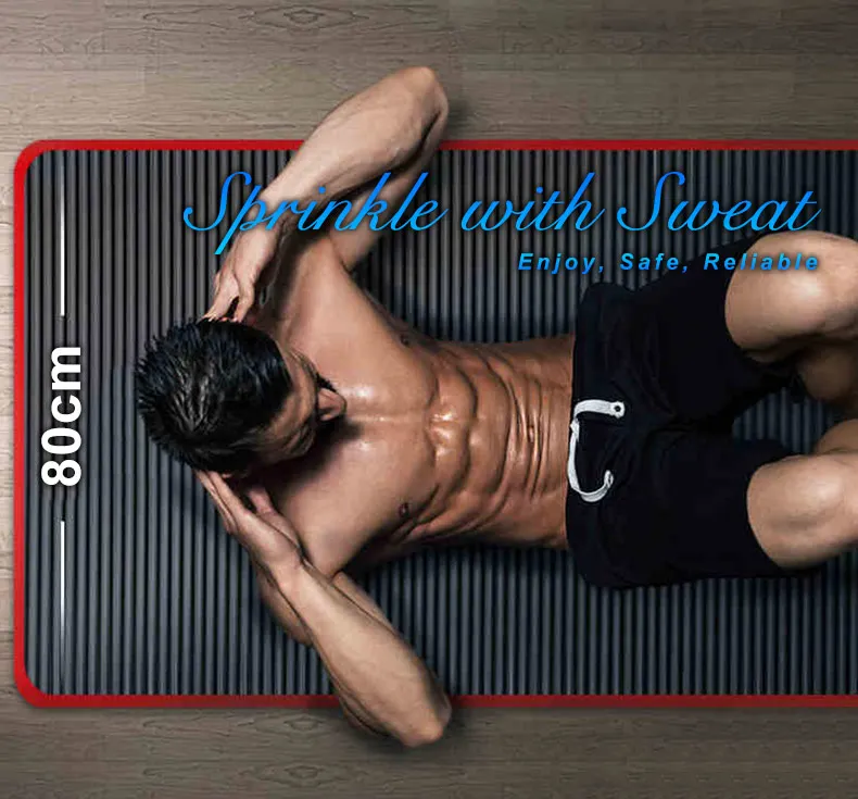 1830*610*10 мм Экстра толстый NRB Нескользящие коврики для йоги Массажный коврик для начинающих йоги экологический фитнес безвкусные спортивные