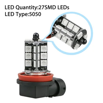 

Replacement LED bulbs W/ Wireless IR Remote Fog Light Multi-color 12V Car
