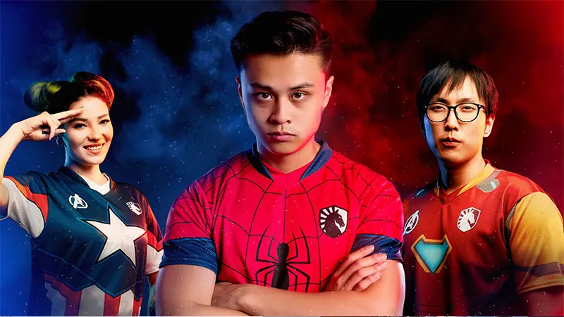 camisa liquid marvel