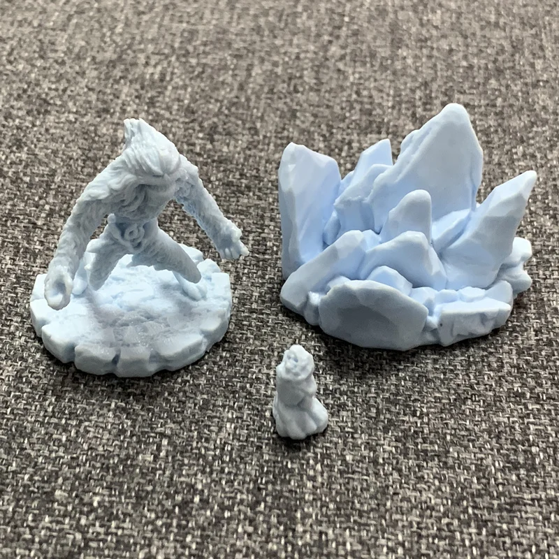 DE226 3PCS Подземелья и дракон миниатюры фигурки D& D Ктулху войны настольная игра модель Фигурка Набор игрушка подарок - Цвет: DE226 3PCS