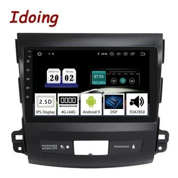 

Idoing 9"Car PX5 4G+64G 8 Core Android 9.0 Radio Multimedia Player For Mitsubishi Outlander xl 2 2005-2012 GPS Navigation 2.5D
