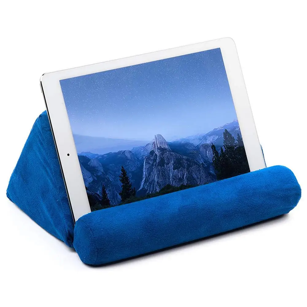 Держатель для планшета для IPad Xiaomi samsung подставка для чтения кронштейн мягкая подушка держатель для планшета для смартфона EReaders - Цвет: Royal blue