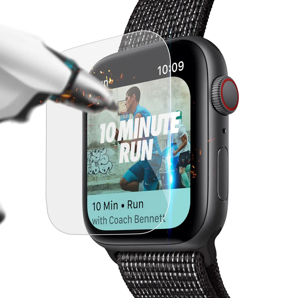 44 мм Защитные пленки для часов для Apple Watch Series 4 2 шт HD полное покрытие ТПУ Защитная пленка для Apple Watch Series 4