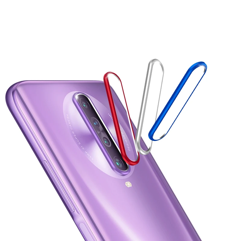 Закаленное стекло + металлическое защитное кольцо для Xiaomi Redmi K30 Защитная пленка