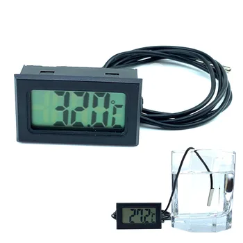 

Mini LCD Digital Thermometer Portable Temperature Sensor Temp Meter Aquarium Monitoring Display Temperature Detector