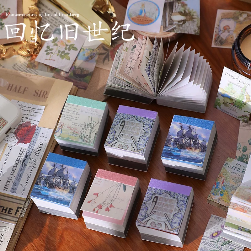 400 pcs/Natural Scenery Stationery Stickers Book Aestheti Butterfly Cute Bullet Journaling Korean Stationery Material Paper 46pcs vintage english newspaper deco stickers bullet journaling accessories stickers aesthetic scrapbook diy decorate stationery