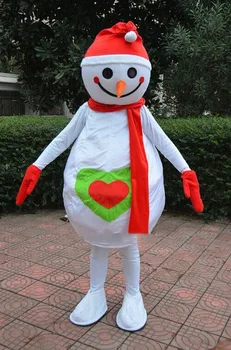 

NEW Adults Snow Man Mascot Costume Suits Game Dress Outfits Promotion Carnival Fursuit Cosplay Hallowen Gift Unisex Top Sale