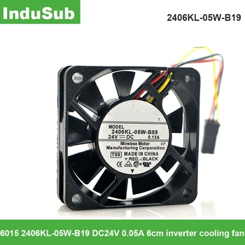 

Original NMB 6015 2406KL-05W-B19 DC24V 0.05A 6cm inverter cooling fan