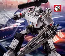 Lensple aoyi transformação bpf BPF-02 H6002-10B galvatron megotrun mgtron cerco série tanque modo figura de ação robô brinquedos
