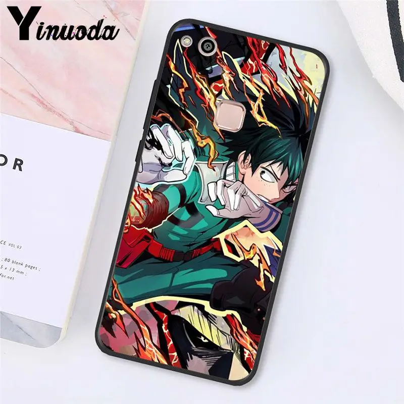 A10 Yinuoda с героями из мультфильма «Мой герой deku и bakugou чехол для телефона для Huawei Y5 II Y6 II Y5 Y6 Y7Prime Y9 - Цвет: A10