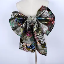 Embroidery Japanese Kimono Obi Woman Traditional Formal Yukata Belt Fastener Haori printed Anime Cosplay Costumes Accessories