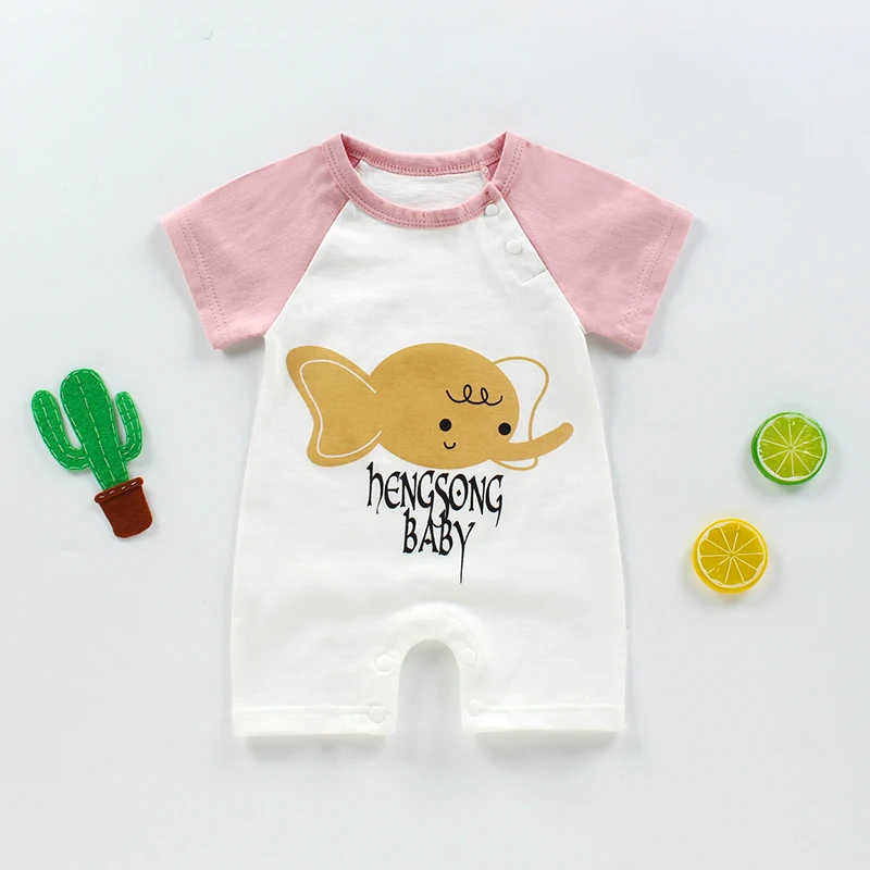 best baby bodysuits Toddler Baby Clothes Summer short Sleeve Jumpsuit Boy&Girl Kids Baby Rompers Cotton Jumpsuit New Born Baby Clothes Baby Bodysuits are cool