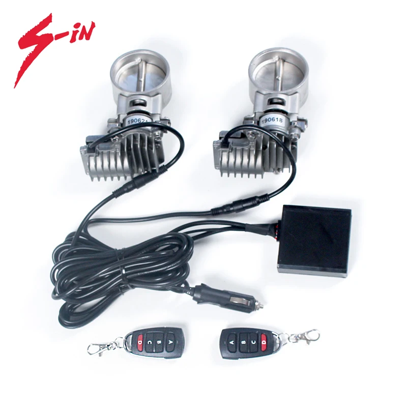 

S304 Exhaust Valve Cutout Valve Double Valve Set Electrical Muffler Valve Stainless Steel Valve Factory Price