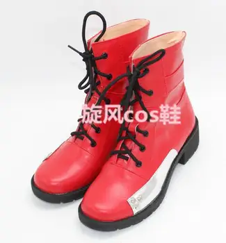 

PS4 Game Final Fantasy VII Remake Cosplay Boots FFVII FF7 Tifa Lockhar Costume Shoes Leather Flat Halloween Carnival Custom Made