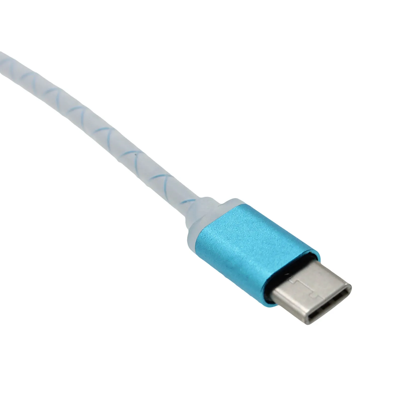 USB 3,1 type C штекер для 2,0 передачи данных зарядный кабель синхронизации алюминиевая головка синий стабильный