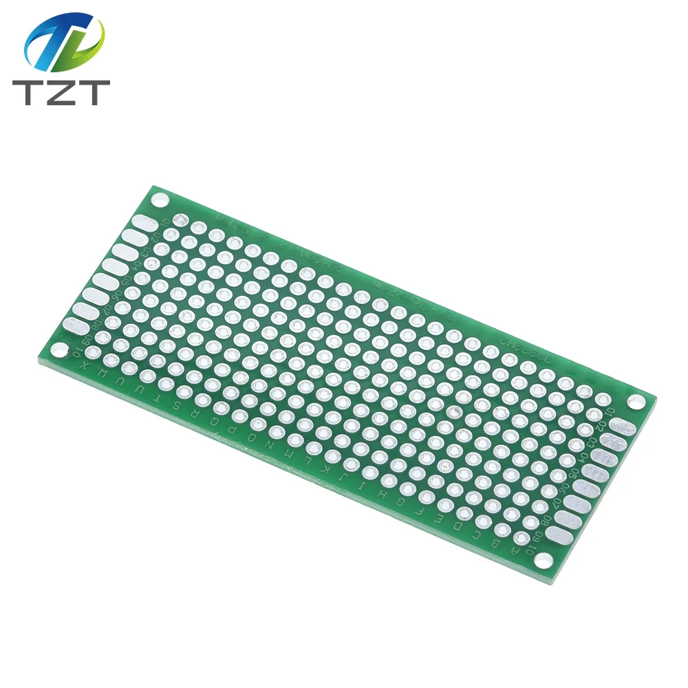 10 шт. двухсторонний Прототип PCB хлеб доска Луженая Универсальный 3x7 см 30x70 мм FR4 зеленый