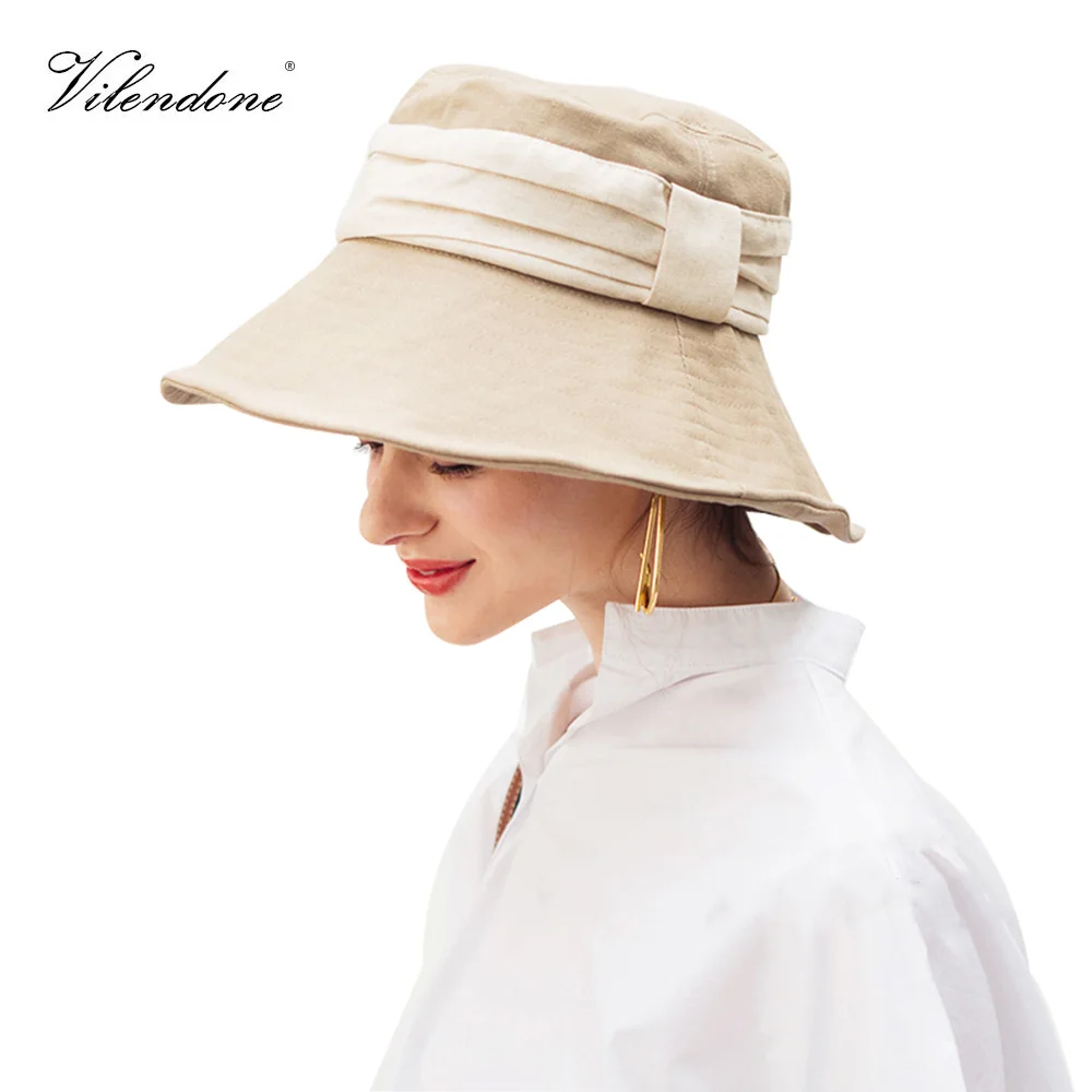 

Panama Summer Sun Hats Women Bucket Hat Man-made Fur UV-Protection Caps Wind Rope Foldable Modis Mujer Accessories O5MZ425