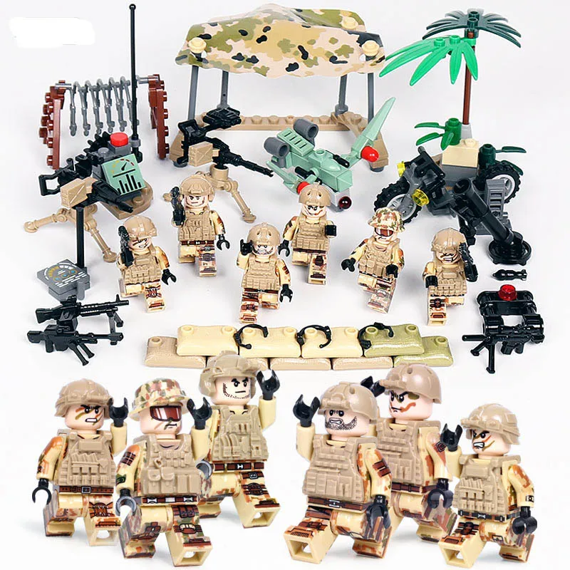 Delta Force Enlighten Военная армейская команда SWAT темно-синие уплотнители WW2 солдатские