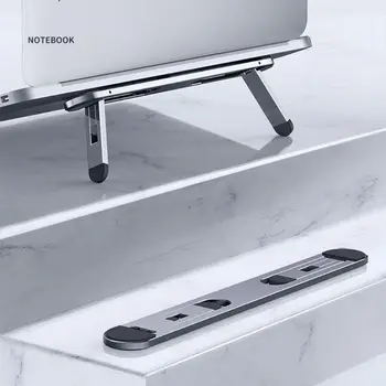 

Laptop Stand Aluminium Foldable Macbook Pro Support Adjustable Notebook Holder Tablet Base For PC Computer Accessories