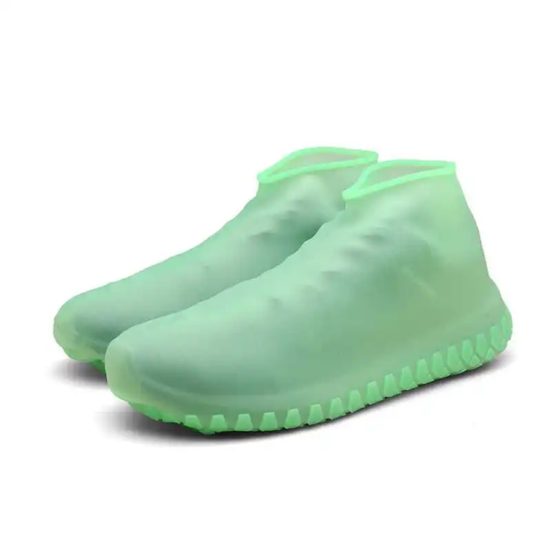 G Водонепроницаемые силиконовые чехлы для обуви Overschoenen Чехлы для обуви многократного применения пылезащитный дождевик зимний шаг в обуви - Цвет: G
