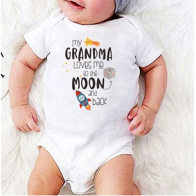 Pagliaccetto per neonati neonato vestito per bambini cose per bambini  tutina abbigliamento cotone nonna Love Me