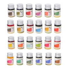 24 солнечной термины светящиеся краски золотой порошок цветной бутылках авторучка чернила