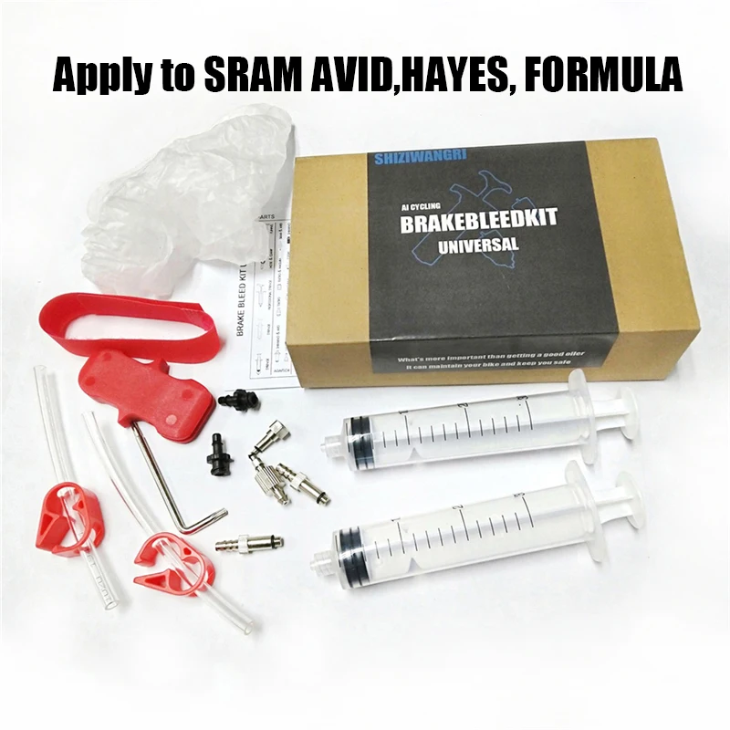 

COOMA's Hydraulic Brake BLEED KIT for SHIMANO and Magura Brake System, Mineral Oil Brake system, Bleed accessories V2.5