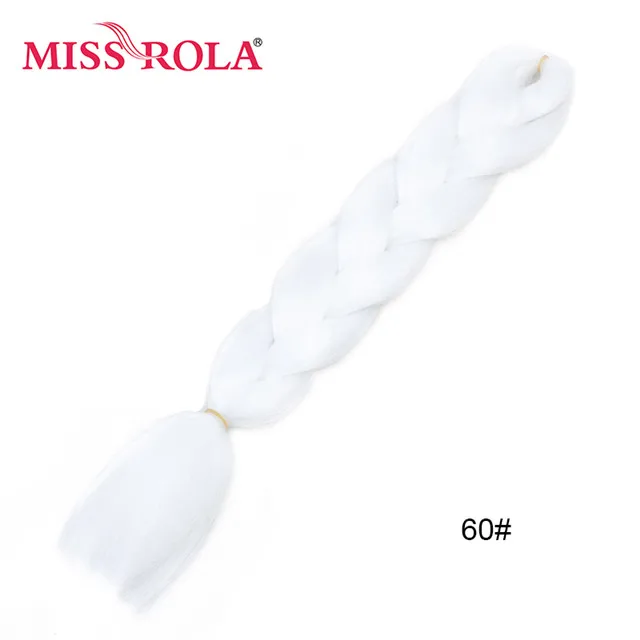 New Colors Synthetic Glowing Hair Twist Braids Ombre Color For white Women Braiding Hair Extensions Jumbo Braids KaneKalon Hair 60