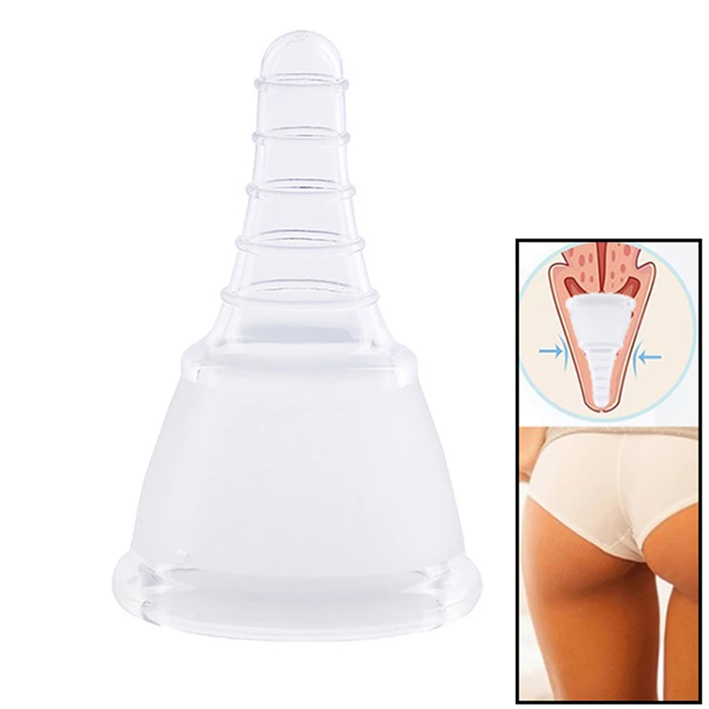 New Menstrual Cups Foldable Feminine Hygiene Hollow Tail Menstrual Collector Soft Silicone Cup Reusable Menstrual Cup
