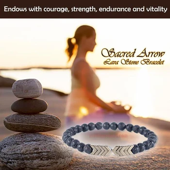 

Magnet Charms Slimming Health Magnet Black Stone Beads Magnetic Bracelets For Women Weight Loss Gifts Slimming Product