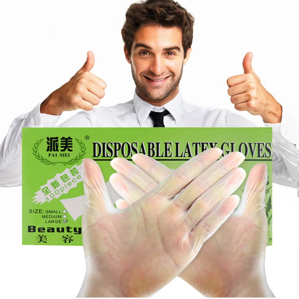 

NIOWORLD 100PCS Nitrile Gloves Rubber Protection Disposable Nitrile Gloves Isolation gloves guantes de nitrilo guantes nitrilo