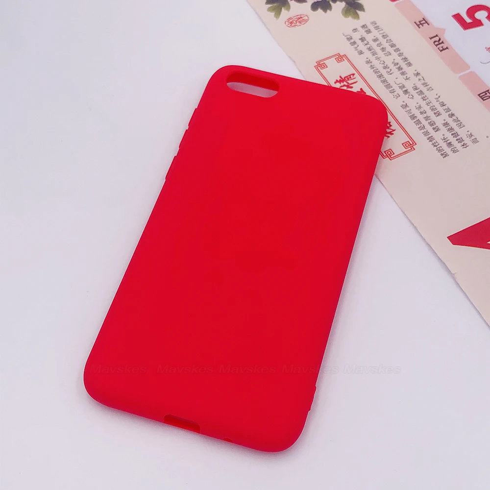 Чехол для honor 7A s on для huawei honor 7A DUA L22, чехол 5,45 дюйма, мягкая задняя крышка из ТПУ для huawei honor 7A, чехол, Российская версия, чехол - Цвет: Красный