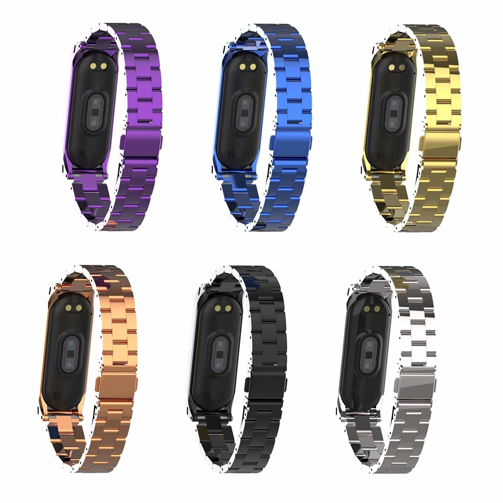 Стальной ремешок Tainless для Xiaomi Mi Band 4 металлический часов умный Браслет не Miband 3