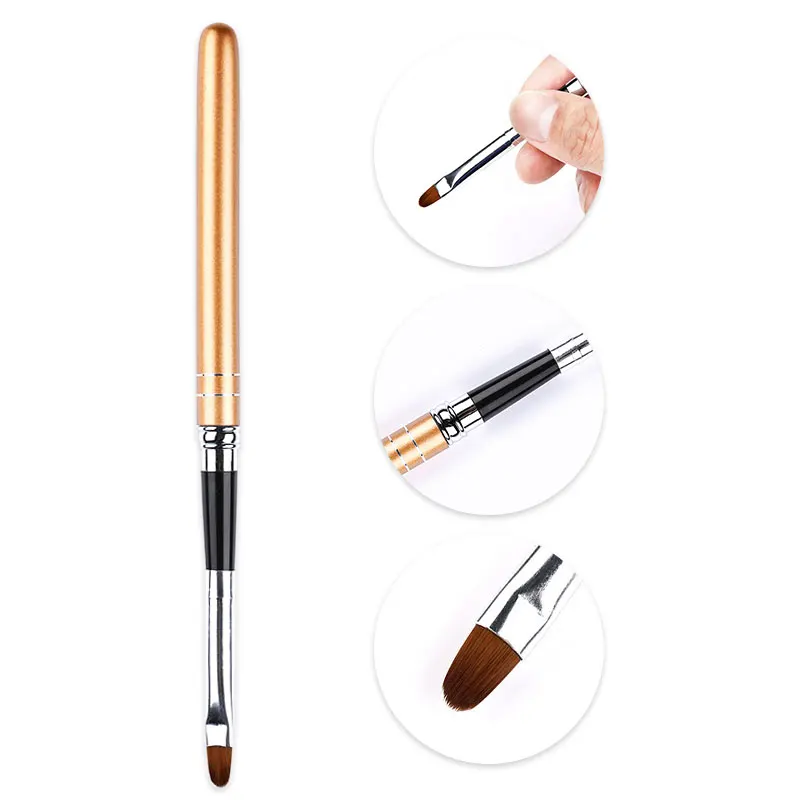 1 шт. кисть для рисования золотистыми лепестками и цветами | Красота здоровье