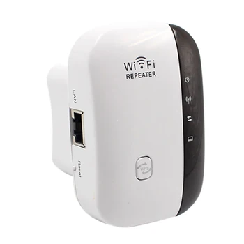 

US/EU/UK Plug Socket 300Mbps Wireless WiFi Router AP Repeater WLAN Extender